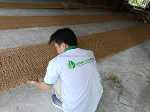 ตาข่ายใยมะพร้าวธรรมชาติจากเวียดนาม ขายส่ง หนัก 200 GSM ถึง 900 GSM ตาข่ายกันการกัดเซาะแบบหนาพิเศษ - Product Image 3