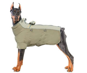 Gilet de chasse imperméable pour chien, vêtements de sécurité pour animaux de compagnie, garde au chaud, protection de la poitrine, camouflage, gilet de chasse pour chien en néoprène réglable - Product Image 3