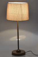 Lampe de table d'étude de luxe décorative en fer noir mat de bonne qualité pour salon chambre bureau noir par Ambience Lifestyle