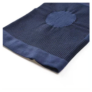 Genouillère en néoprène respirante, épaisse et flexible, à fermeture par tirette, protection pour haltérophilie, universelle pour femme, toutes saisons, gris rose - Product Image 6