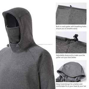 Hoodie imprimé basique le plus vendu avec service OEM, nouveau design, effet délavé, cagoule intégrée, logo hiver - Product Image 4
