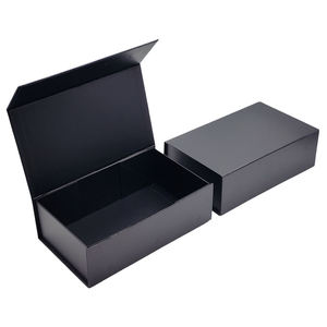 Luxury Black Foldable <b>Magnetic</b> <b>Gift</b> <b>Box</b> for Business Packaging Solutions - Product Image 1