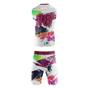 Uniforme de Fútbol Americano de Compresión Transpirable Personalizado 7v7 para Adultos, Sin Mangas, 100% Poliéster, Secado Rápido, Cintura Elástica - Product Image 6