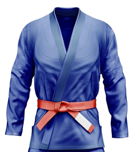 Wholesale <b>Cheap</b> Price Karate Uniforms <b>Set</b> Breathable Stretch Quick Dry Light Weight 100% Cotton Adult Men's Seamless Fusing - Product Image 5
