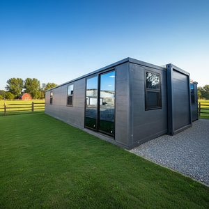 Casa Container Espandibile Moderna da 40 Piedi, Lussuosa Casa Prefabbricata Compatta <span class=keywords><strong>in</strong></span> <span class=keywords><strong>Vendita</strong></span>, Pronta per la Spedizione, Modulo ADU Definitivo per USA e Canada - Product Image 1