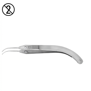 Pinzas de Fijación Helveston con Bloqueo, Desechables de Un Solo Uso, Pinzas de Fijación Quirúrgica Oftálmica de Acero Inoxidable, Microquirúrgicas - Product Image 1