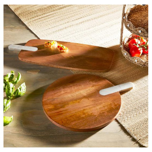Planche à découper en bois naturel artisanale de qualité supérieure, écologique, durable, antidérapante, passe au lave-vaisselle, utilisation professionnelle en cuisine - Product Image 3