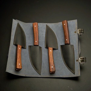 4PCS Viking Art 67-Layer Damascus Steel <b>Sharp</b> Durable Steak <b>Knife</b> <b>Set</b> Handmade Chef <b>Knives</b> Ambidextrous Professional Cooking - Product Image 5
