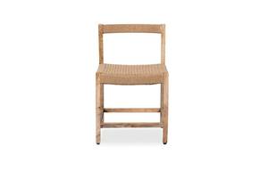 Silla de Comedor de Madera de Teca Sólida de Calidad de Exportación con Detalles de Ratán, Silla de Madera para Proyectos Comerciales y Residenciales - Product Image 5