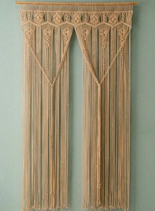 Boho Macrame <b>Curtain</b> Handcrafted for Modern Home Decor - Product Image 3