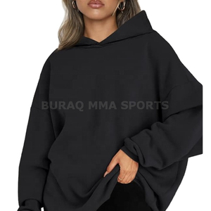 Suéter de Punto con Capucha para Mujer, Corte Holgado, Informal, para Invierno, Colores Personalizados Disponibles - Product Image 2