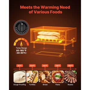 Scaldavivande Elettrico Commerciale a Cassetto Singolo in Acciaio Inossidabile 85, Armadio Scaldavivande Standard Indipendente - Product Image 3