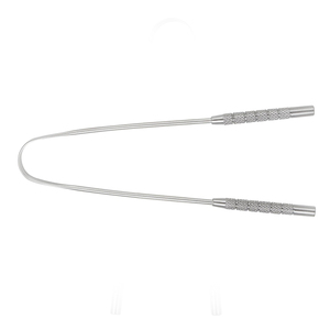 Grattoir à langue en acier inoxydable de qualité supérieure, nettoyeur buccal ayurvédique, outil de nettoyage de la langue pour une haleine fraîche, réutilisable pour les soins bucco-dentaires quotidiens - Product Image 4