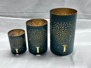 Support de bougie en fer décoratif Sonnet, résistant à la chaleur, imperméable, naturel, durable, pour la décoration de Noël à la maison, vente en gros - Product Image 3