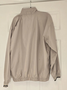 Sudadera de golf con cremallera de 1/4, color caqui, para hombre, manga larga, con bordado personalizado. - Product Image 6