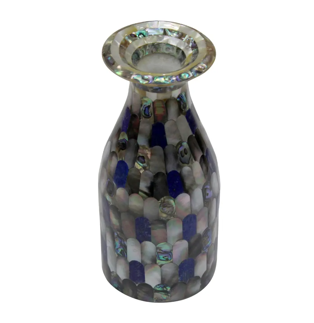 L'alta qualità dell'intarsio dell'osso & la madre dei progettisti della perla guarda il vaso per uso della decorazione dell'ufficio e del salotto a sotto il vostro prezzo di bilancio