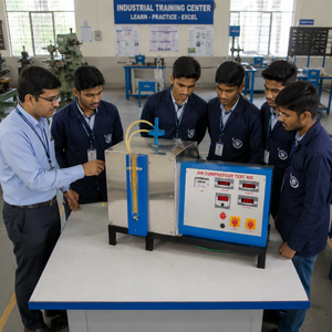Equipo de Prueba para Compresor de Aire de Una Sola Etapa |   Sistema de Medición de Eficiencia Volumétrica e Isotérmica |   Laboratorio de Ingeniería Mecánica - Product Image 4