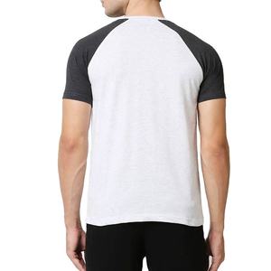 Casual Raglan Good Quality <b>Top</b> Design <b>Henley</b> Colorblock Men's Clothing T-Shirt 100% Cotton Heavyweight Plain Dyed Custom Logo - Product Image 5
