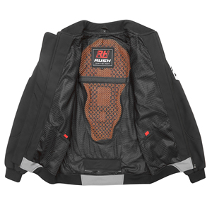Veste de moto à manches longues pour homme Rushmoto Sportswear % polyester imperméable respirante séchage rapide anti-UV 240g Racing - Product Image 4