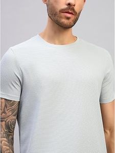 Camiseta Deportiva para Hombre STELLAR, Cuello Redondo, Tejido de Secado Rápido, Antipilling, Estilo Vintage, Manga Corta, Corte Ajustado, Transpirable - Product Image 4