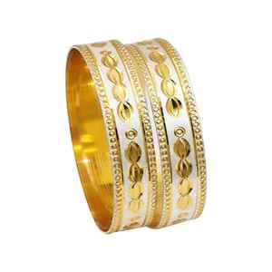 Brazaletes de Latón Chapados en Oro de Dos Tonos, Estilo Sudafricano, Corte Láser, 15MM, CNC, Venta al por Mayor - Product Image 3