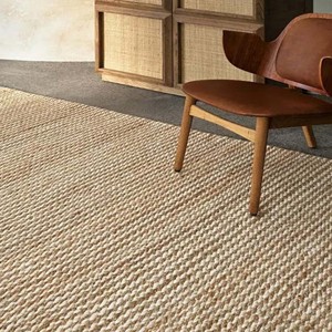 Natural + White Jute Area <b>Rug</b> Handwoven Neutral <b>Boho</b> Farmhouse Carpet Woven Living Room Bedroom Entryway Floor Decor <b>Rug</b> - Product Image 1