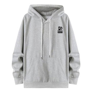 Conjuntos de Sudadera con Capucha y Pantalones Cortos Casuales para Hombre, 100% Algodón, Transpirables, Ropa de Verano y Otoño, MOQ Bajo, Personalizables, Alta Calidad - Product Image 2