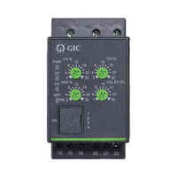 Relais de surveillance de tension GIC Modèle SMB110 Miniature 3P SPDT Mesure True RMS Alimentation CA 250VAC/28VDC 10A 5A