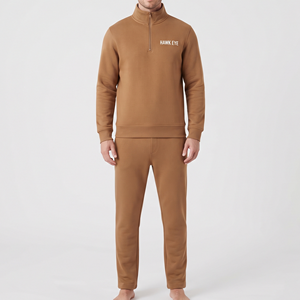 Conjunto Deportivo de Dos Piezas de Algodón de la Mejor Calidad al por Mayor, Traje Deportivo para Correr al por Mayor, OEM, Traje Deportivo Moderno para Hombre - Product Image 1