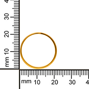 Luxury Smooth <b>Dome</b> Gold Tone Statement Band <b>Ring</b> for Men Wholesale Jewelry 18K Yellow Gold Men <b>Ring</b> - Product Image 5