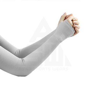 Manches de sport anti-UV en gros, haute qualité, légères, respirantes, compressives, en Spandex/Polyester, unisexe, grandes tailles - Product Image 1