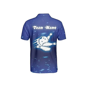 เสื้อโปโลโบว์ลิ่งแบบซับลิเมชั่นสั่งทำจากโรงงานขายส่ง ราคาถูก ออกแบบได้ตามต้องการ เสื้อเจอร์ซีย์โบว์ลิ่งสำหรับเยาวชน - Product Image 5