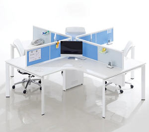 Table de direction Bhadra, cadre en aluminium, plateau stratifié, bureau de travail durable, mobilier de direction ergonomique, personnalisable - Product Image 4