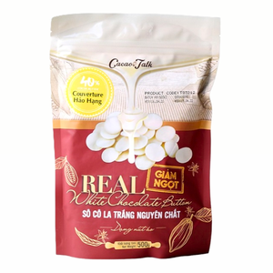 Ingrediente para Panadería, Botones de Chocolate Puro de Primera Calidad, HALAL, OEM/ODM, Botones de Chocolate Blanco Real, 40% Cacao, 1KG, Venta al Por Mayor - Product Image 1