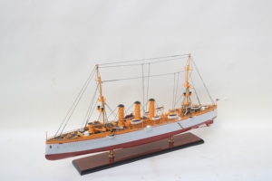 Modelo de Velero de Madera Hecho a Mano SMS EMDEN, Personalizado, Antiguo, Artístico, Coleccionable, Temática Oceánica, Decoración de Mesa Independiente, Ho Chi Minh - Product Image 4