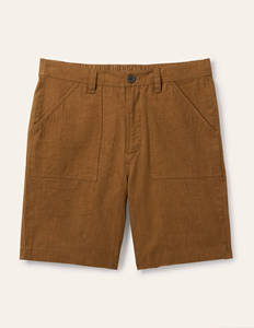 Pantalones Cortos de Algodón de Color Sólido para Hombre, con Bolsillos, Cintura Media, Estilo Casual, Cierre de Botón, Tejido Transpirable - Product Image 2