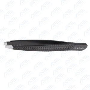 Herramienta de Precisión Personalizada para Depilación y Modelado de Cejas, Pinzas Profesionales de Acero Inoxidable con Punta Inclinada - Product Image 3