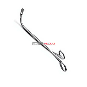 Pinzas para Piedras de Calidad Premium, 8.25 Pulgadas, Semicurvas, de Acero Inoxidable, Instrumento Quirúrgico Veterinario de Urología, Certificado CE, Reutilizable - Product Image 3