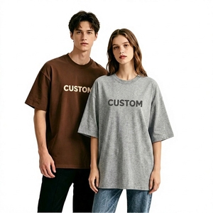 High Quality 100% Cotton O-College Oversized T-Shirts 230G Heavyweight Enzyme-Washed Printed for Men Women Custom Designed - Product Image 2