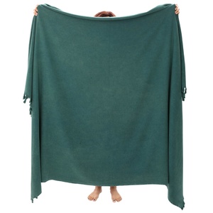 Manta personalizada al por mayor para sofá cama, mantas gruesas y cálidas 100% de algodón turco, manta de viaje de lujo para decoración del hogar - Product Image 3