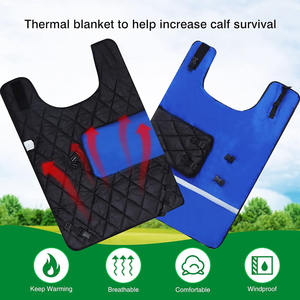 High Quality Waterproof Insulated Calf <b>Blanket</b> Windproof Oxford Cloth Newborn Livestock Jacket Quilted Warm Coat Cold Weather - Product Image 4