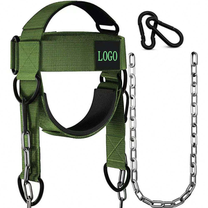 Fitness Neck <b>Harness</b> Men Women Gym Weightlifting Strength Workout Resistance Band OEM Supplier - Product Image 6