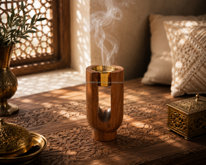 Brûleur d'encens arabe en bois durable, fabriqué à la main, écologique, décoration traditionnelle pour la maison, Oud Bakhoor, directement de l'usine - Product Image 2