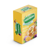 Exportkwaliteit Passievrucht Drinkpoeder Premix Zwarte Thee Poeder Snelle Bereiding Thee Groothandel