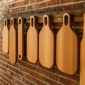 Tabla de cortar de madera de acacia con asa, tabla de cortar pequeña para cocina, tabla para servir, tabla para queso - Product Image 4