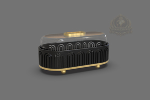 Dôme à gâteau en acier inoxydable avec base et support, écologique, lavable au lave-vaisselle, lavage à la main uniquement - Product Image 4