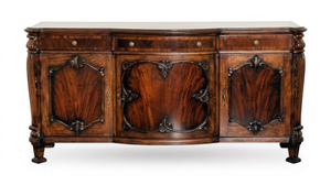 Traditional Wooden Handmade <b>Antique</b> <b>Sideboard</b> with Brass Handle for Dining Room - Product Image 2