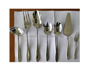 Tươi đến <span class=keywords><strong>2025</strong></span> thiết kế hiện đại kim loại thép không gỉ thiết lập dao kéo <span class=keywords><strong>Flatware</strong></span> trong kích cỡ tùy chỉnh cho những dịp khác nhau cho xuất khẩu - Product Image 5