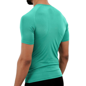 Camiseta Deportiva de Manga Corta de Poliéster de Compresión, con Logotipo Personalizado, para Hombre, Ropa para Correr, Hecha en Pakistán 2026, Gran Venta - Product Image 5
