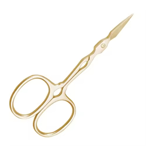 Cuticle Nail Scissors Straight Sharp Stainless Steel Adjustable Washable Multi Color <b>Paper</b> Coated Manicure Pedicure Nail Care - Product Image 2